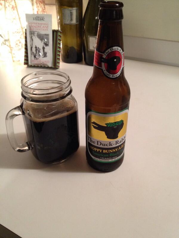 BeerWaxhaw's tweet photo. @DuckRabbitBrew Hoppy Bunny ABA American Black Ale.  Long name, good beer. http://t.co/1lcsZtYKpF