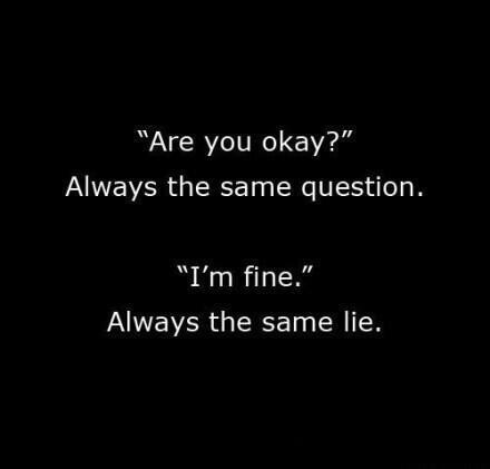Always the same question &amp; lie..
