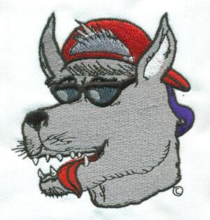 topdigitizing's tweet image. Mr.Wolf also took a sport red baseball cap with a gentleman glasses