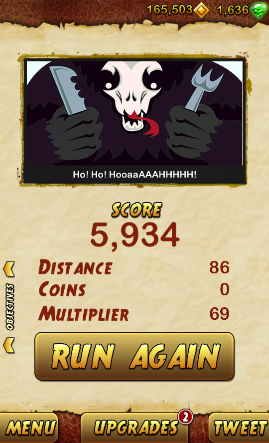 AlexWMBraga's tweet photo. I got 5934 points while escaping from a Giant Demon Monkey. Beat that! http://t.co/6hIezpZRyZ http://t.co/BoikebpPRc