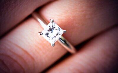 Surprise engagement ring. Its not too fancy but its pretty and I love it.