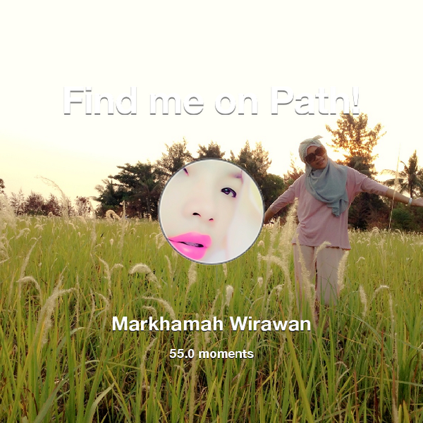 ms_adhe's tweet photo. I've shared 55.0 memories with my friends on #Path - see them now at http://t.co/aVo8LVnwHr! #thepersonalnetwork http://t.co/M7ry1UUqhP