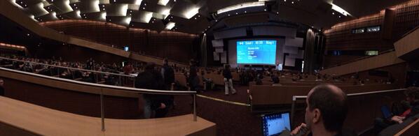 Arrived at #30c3. Tim Pritlove is opening speaker in 15 min