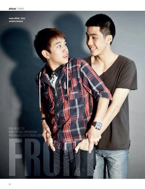 everyfin's tweet photo. ฟลุ๊ค พงศธร กับ ฟลุค ธีรภัทร ในนิตยสาร Attitude #MyBromance #FlukeFluke #everyfin http://t.co/o3ORYGFRan