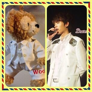 [FanMade] Teddy Bear with outfit stage like Woohyun by lkazu0313