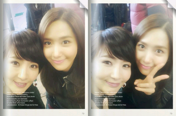 DUNIA_SONE's tweet photo. Haeyoung with YoonA selca http://t.co/wbzPZBS4EM