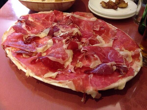 kekosoft's tweet image. Magnifica Ración de Jamón del bueno en Bar el Bosque (Bejar)