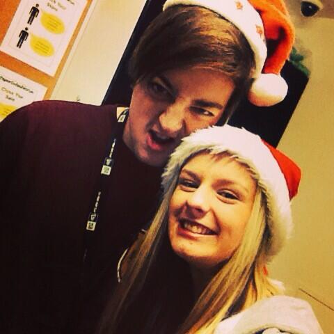 Jad3garside's tweet photo. Hi ho hi ho off to work we go 🎄 x @AdamYoung1994 http://t.co/Cb1rrCzoRI