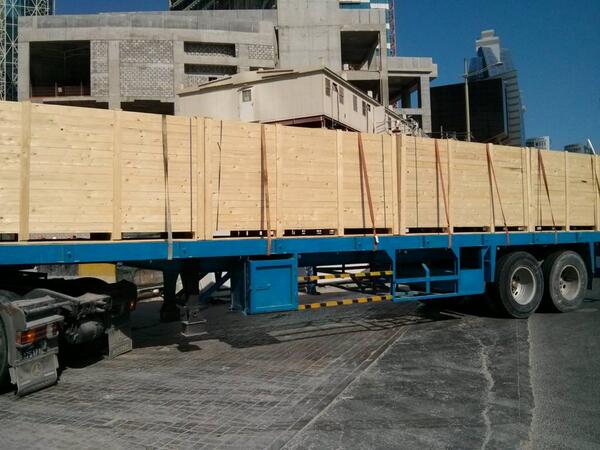 Drywall Qatar On Twitter Unloading Armstrong Ceiling Panels To