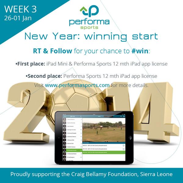 performasports's tweet photo. Week 3 RT &amp; FOLLOW to #Win iPad Mini &amp; #PerformaSports iPad app licenses http://t.co/VFEZnS0JyX http://t.co/bVmdNPXIca