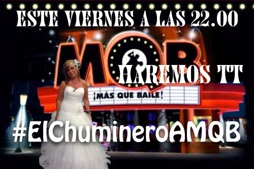 LydiaYtele5's tweet photo. @CFLydiaKikoM @LydiaKikoMFans Hoy a partir de las 22.00 haremos TT #ElChumineroAMQB Gracias x ayudar!! http://t.co/9tBLLvVkKz