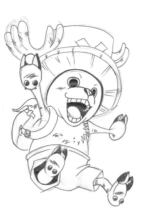 Gambar Sketsa Anime One Piece - Gudang Sketsa
