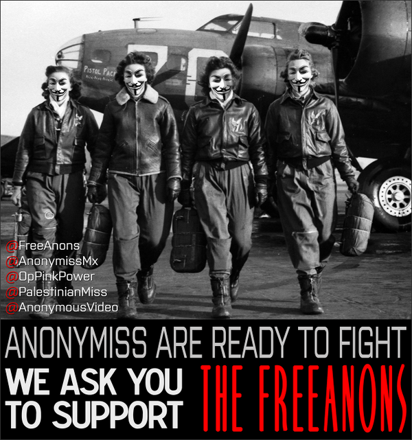 AnonymousVideo's tweet photo. ►We Are #Anonymiss ►We ask you to join us in our fight ►We ask you to support #FreeAnons http://t.co/OmEomgjJVt http://t.co/g3IApgIEzV