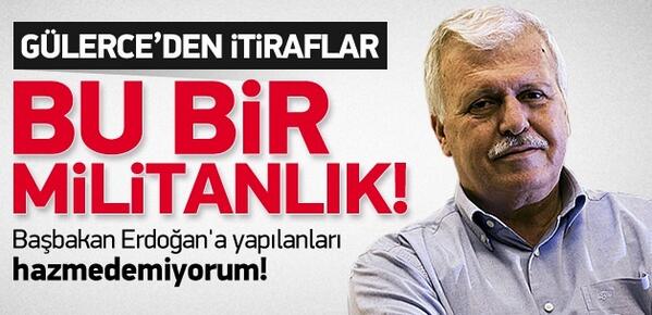 Haber7's tweet photo. Gülerce'den Erdoğan'a destek savcılara tepki: Militanlıktır http://t.co/fIq5LHnonq http://t.co/5Xsff4NVL0