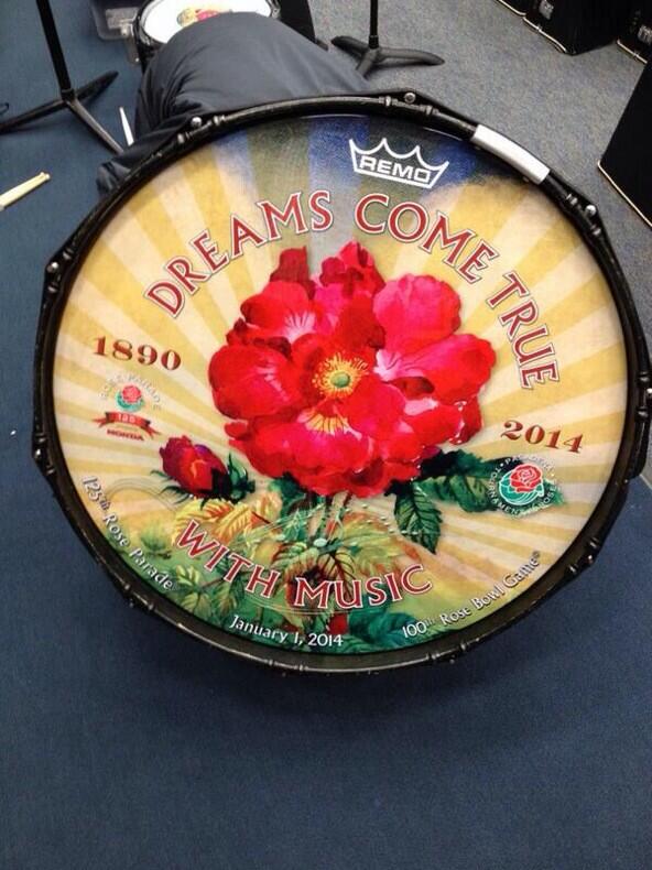 Awesome!! MT <a href="/boladasa/">Laura Knauff</a>: The drum says it all! <a href="/DanMcFeely/">DanMcFeely</a> <a href="/CITYOFCARMELIN/">City of Carmel, IN</a>  #roseparade