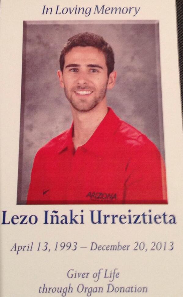 ArizonaTrack's tweet photo. #LoveYouLezo http://t.co/0p14Mzzk1d