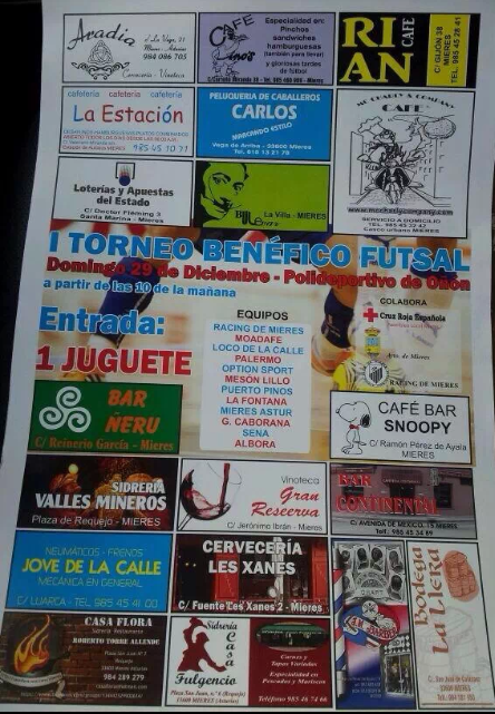 AAVV_lavega_FS's tweet photo. Cartel del torneo http://t.co/CU4k5fWk6D