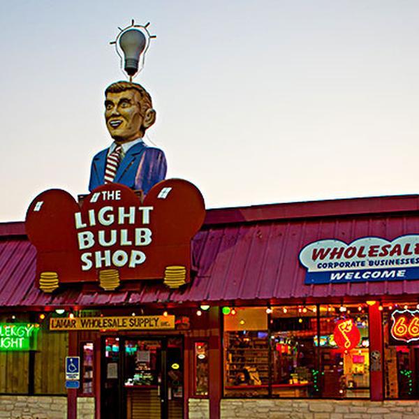 The next time you visit the Light Bulb Shop please check in on Foursquare. vrl.ht/659C