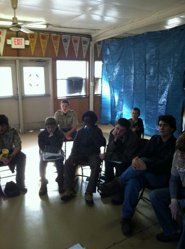 troop140's tweet photo. Yeh for indoor classes! http://t.co/lJSOgBxLEM
