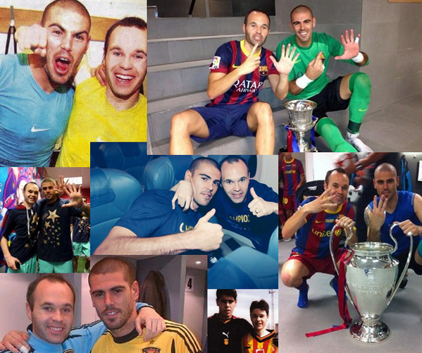 infoMasDeporte's tweet photo. Iniesta: "Lloraré cuando Valdés se marche" http://t.co/q8iQ8l1aBd