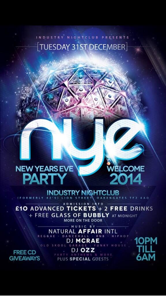 NaturalAffair's tweet photo. NOT TO BE MISSED @DJK1NG21 @squidly_affairs @DawmDeans @Platinuminta @Lilsar_81 @Squad54 #NYE Party Tun Up 🔊🔊🔊🔊 http://t.co/RDxdVQy6Sg