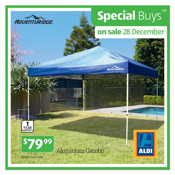 ALDI Australia on Twitter "Relax in style with our Aluminium Gazebo