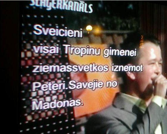 agressor_'s tweet image. Sveicieni visai Tropinu ģimenei Ziemassvētkos