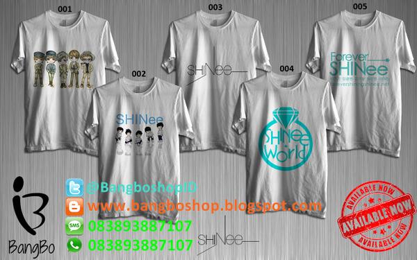 BangboshopID's tweet photo. SHINEE Exclusive T-Shirt | Info &amp; detail pemesanan SMS ke 083893887107 https://t.co/gaC6O2UcU7 ##BangboShop
