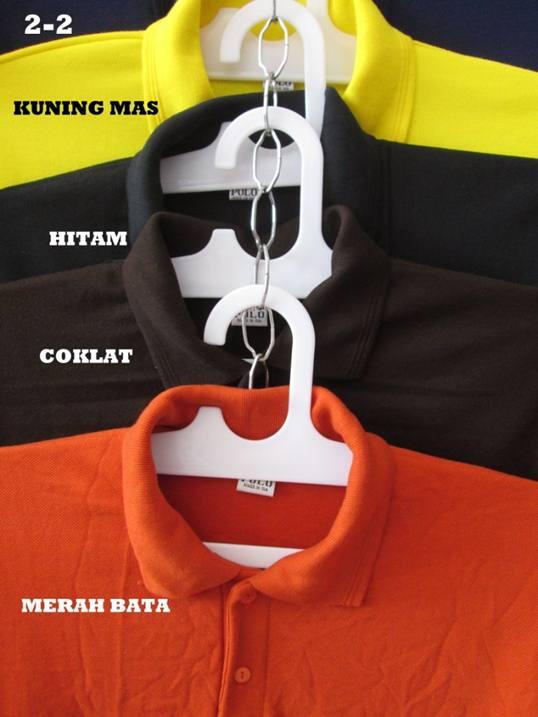silahkan di order kaos polonya mantap murah meriah semua warna cuma 35k beli banyak diskon tahun baru ayo buruan
