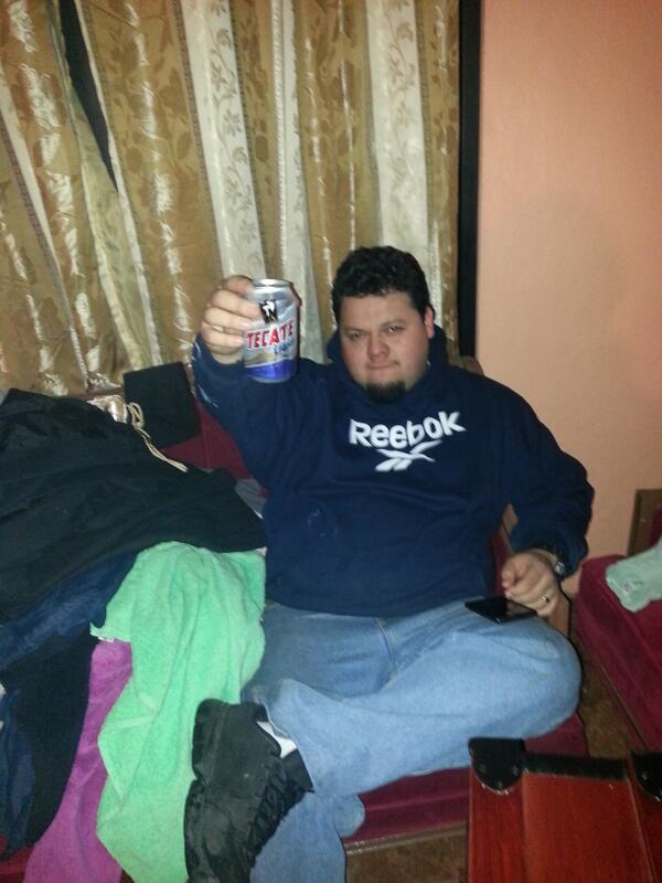 brandomty's tweet photo. Pues cual frio @choche777 http://t.co/DzAWpUWSZG