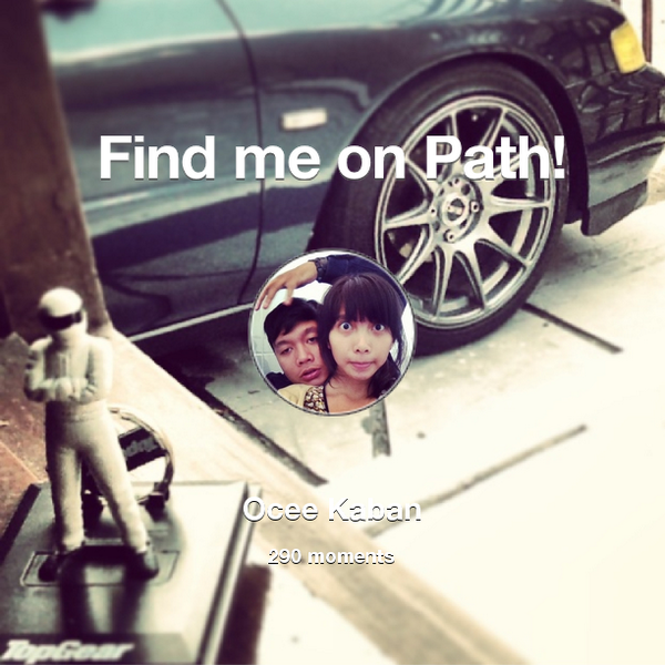 oceedodot's tweet photo. I've shared 290 memories with my friends on #Path - see them now at http://t.co/0lkEA7lPWH! #thepersonalnetwork http://t.co/neYLbLeH3D
