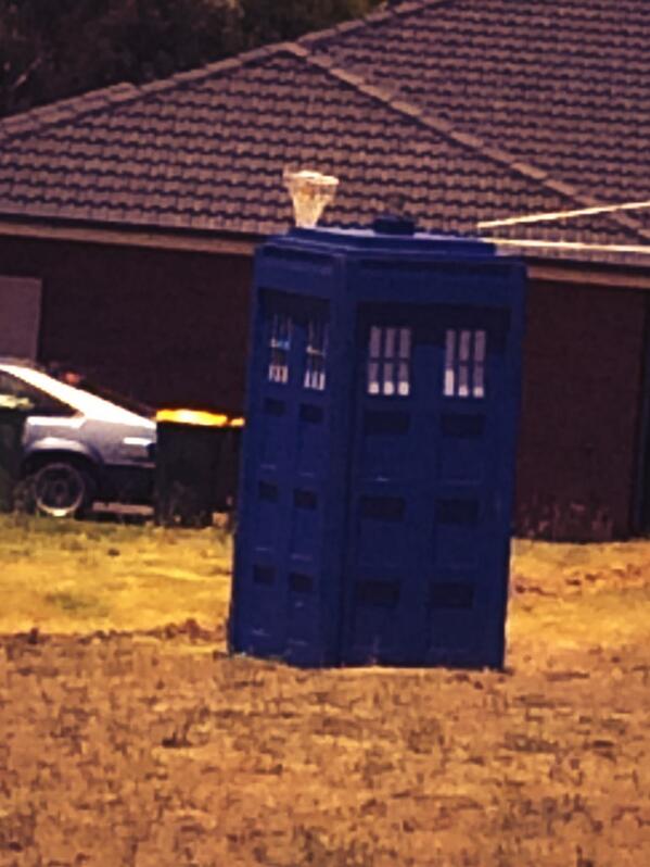 Aderau's tweet photo. Oh hell, the Doctor is around , must be trouble afoot http://t.co/m3E5diybEl