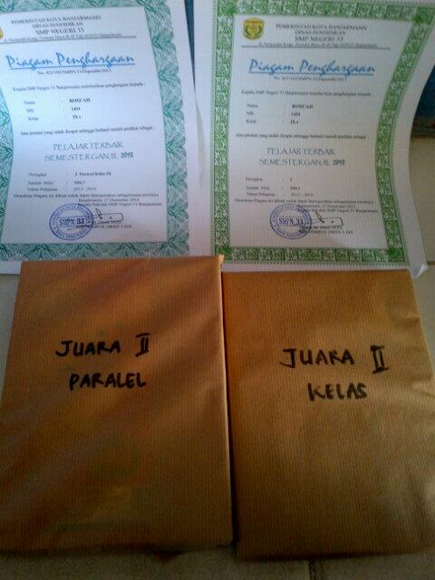 Slmt utk Rosi'ah yg mendapat rangking2 &amp; menjadi juara2 paralel . <a href="/Rosi_ociiy/">☜ Ociy¸¸.•°</a>