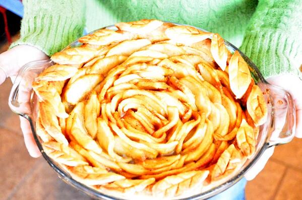 sunshinegrower's tweet photo. @altonbrown "guess limp biz kit isn't just a band anymore" HA! #goodeats pie episode here's my Christmas pie new fav http://t.co/l4SRjLWAEf