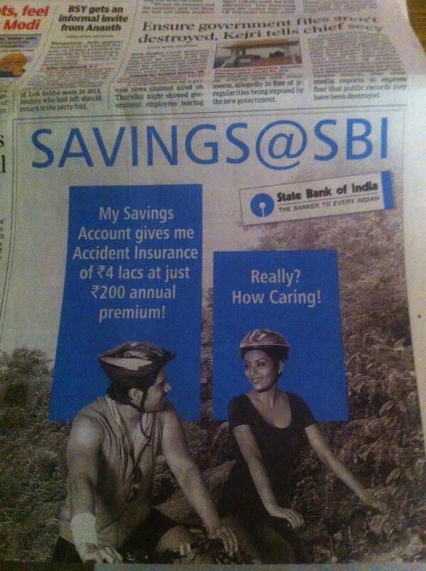 itzshaz's tweet image. "@shreyasagasthya: That woman sounds of sarcasm to me. If that's what it is, well done SBI! http://t.co/MJ5zi5tNfh" totally agree !!!