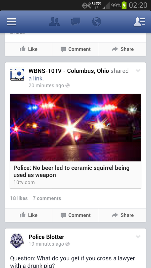 OfficerResource's tweet photo. Well there's a headline you don't see every day. http://t.co/KpZh7eGWwy