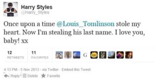 "... Now I'm stealing his last name"

#Larrymarriage