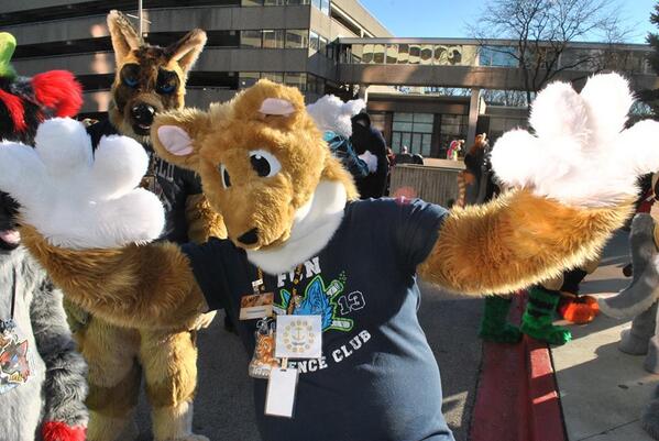 TimeSuppression's tweet image. Totally a day late for it... But fuck it, I DO WHAT I WANT! #fursuitfriday! Photo Credit: @dmuth at #MFF2013