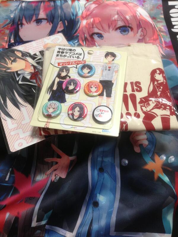 ガガガ文庫ブースの俺ガイルグッズはこんな！ タペストリー（B2サイズ