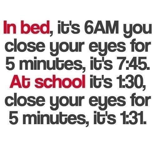 eroseshackleton's tweet photo. Yeah we all know school takes forever --zzzzzz http://t.co/4KNGChLTAv