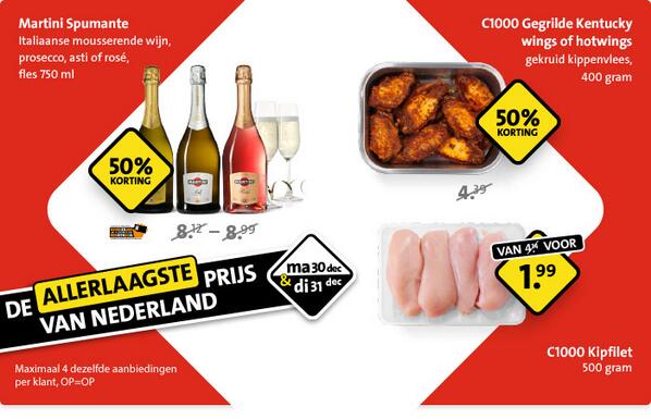 Extra aanbiedingen, speciaal voor Oud &amp; Nieuw!