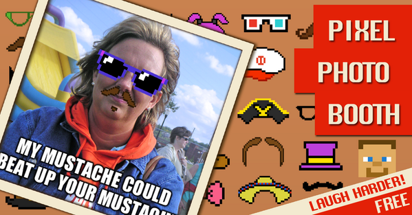 The greatest thing to happen to pixels since Minecraft! Download Pixel Booth now! georiot.co/PixelBoothLT