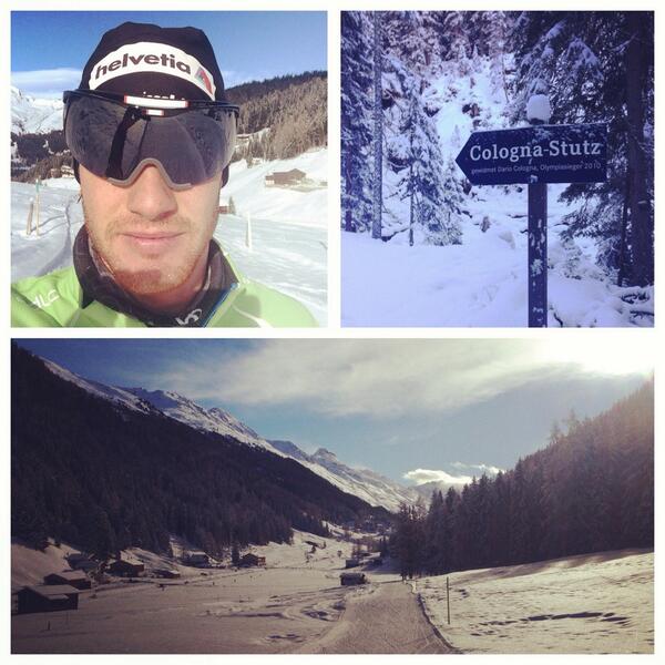 Good to be back on track #davos #colognastutz #selfie