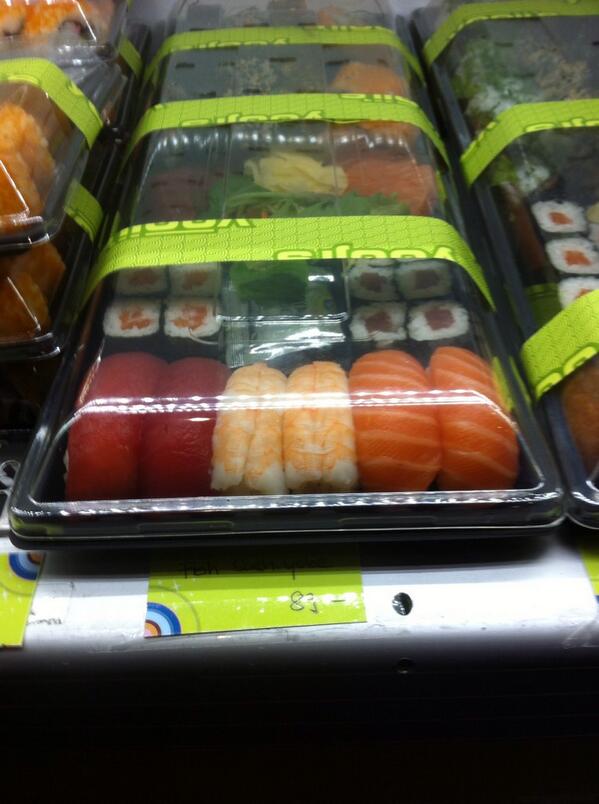 jochaid's tweet photo. @SeaBond think it's ur turn to pick up the sushi tab.. 83 Swiss franks for 20 pieces.. http://t.co/BtgQBtDHEW