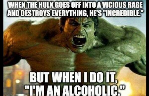 CauseWereGuys's tweet photo. But when I do it I'm an "alcoholic" http://t.co/wGJLW0Y7EJ
