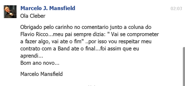 LeoLinsLovers's tweet photo. Mansfield explicando porque decidiu permanecer na Band. http://t.co/i7U57MkXNY