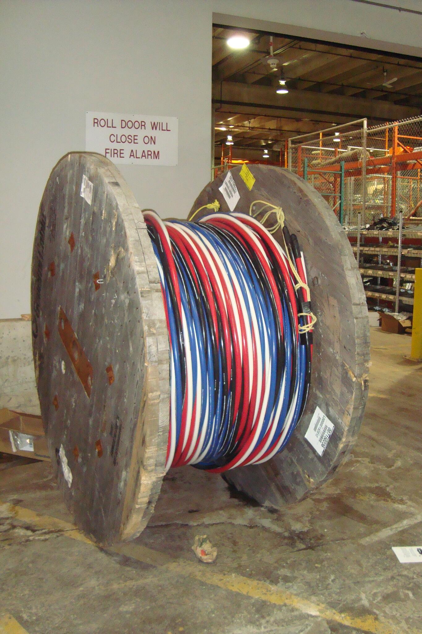 Toronto Hydro on X: Reel of triplex power cable used to connect