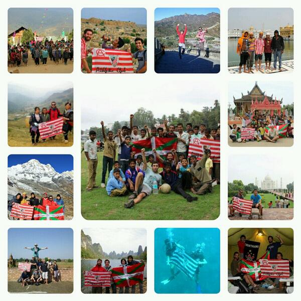 Resumen de algunas fotos que hicimos por Asia con la bandera de Athletic por el mundo #leonesporelmundo #AupaAthletic