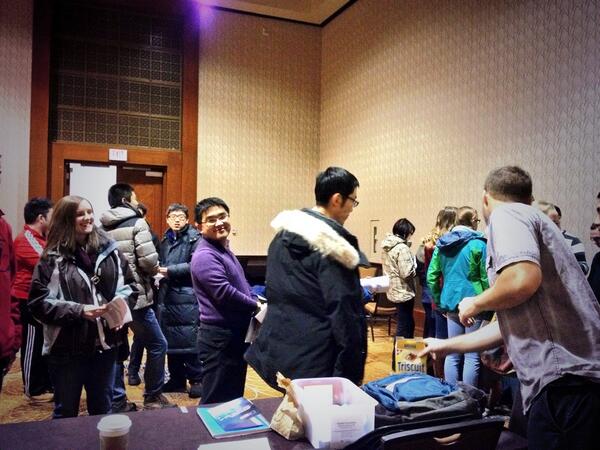 esywong's tweet image. Gettin&apos; registered in cowtown! #p2cplus  #p2cplusCGY