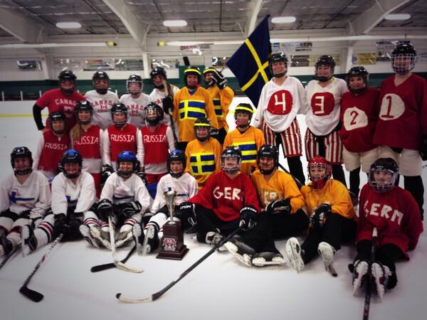 Lightning_Puck's tweet photo. 1st annual #LightningOlympics are underway! 2013 teams are: Canada, Sweden, Japan, Russia, Finland, Germany... http://t.co/XrIr2NYSpi
